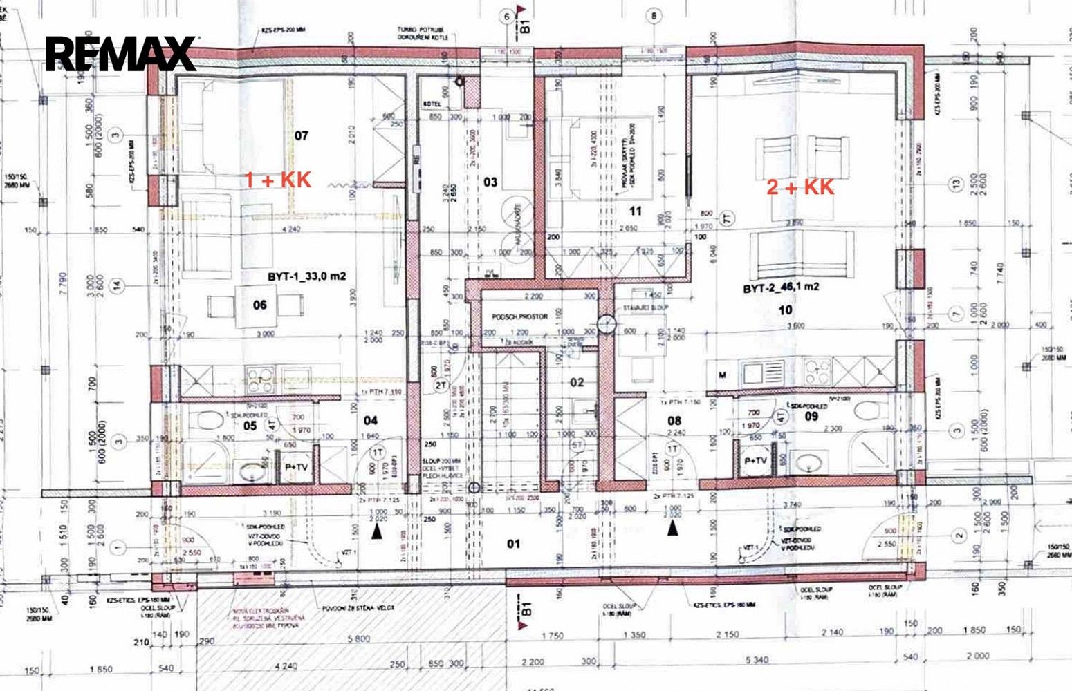 Byt 1+kk · 33 m² · Kyjov, okres Hodonín, Jihomoravský kraj - 4
