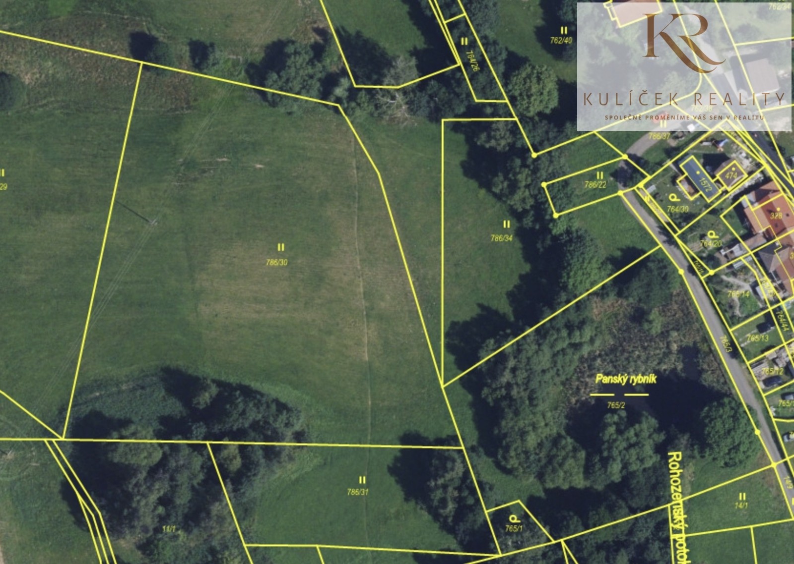 Prodej louka - Rohozná, 7 502 m² - 5