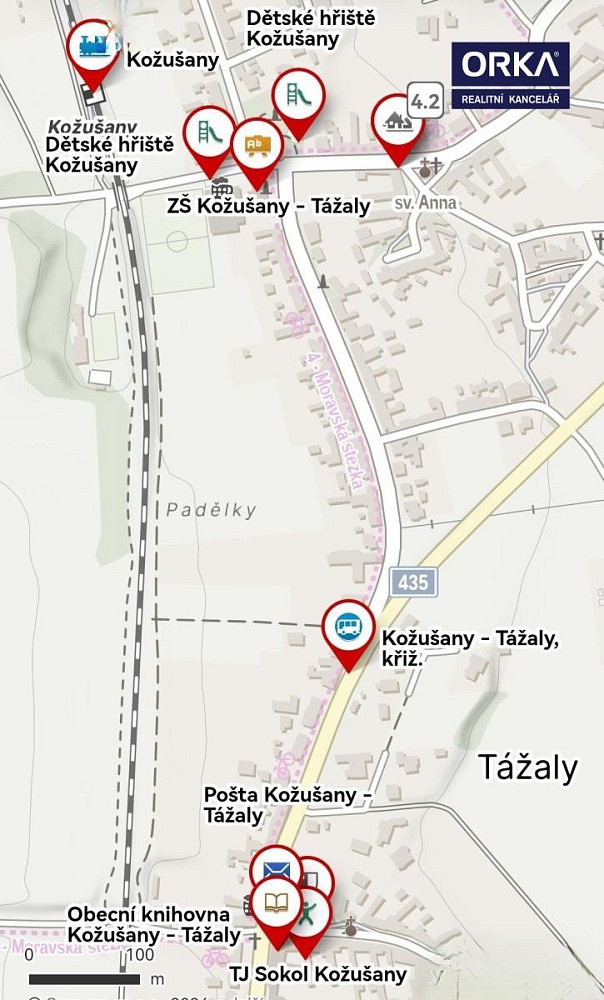 Pozemek pro bydlení · Kožušany-Tážaly - Kožušany, okres Olomouc - 3