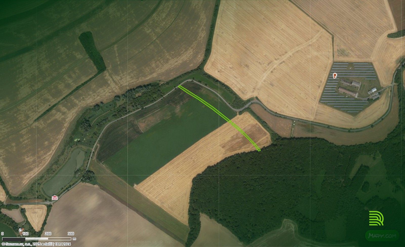 Prodej zemědělský pozemek - Kunkovice, okres Kroměříž, Zlínský kraj - 2