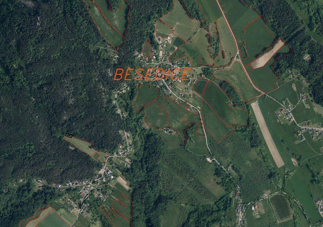 Prodej zemědělský pozemek - Besedice, Koberovy, 757 m²