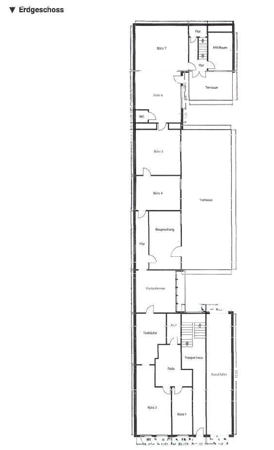 Kanceláře, Talstraße 46 Düsseldorf Friedrichstadt Nordrhein-Westfalen 40217, 140 m² - 1