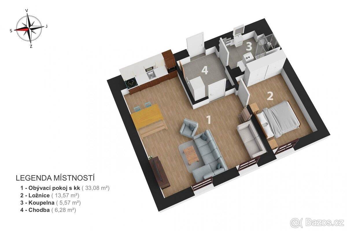Prodej byt - Deštné v Orlických horách, 517 91