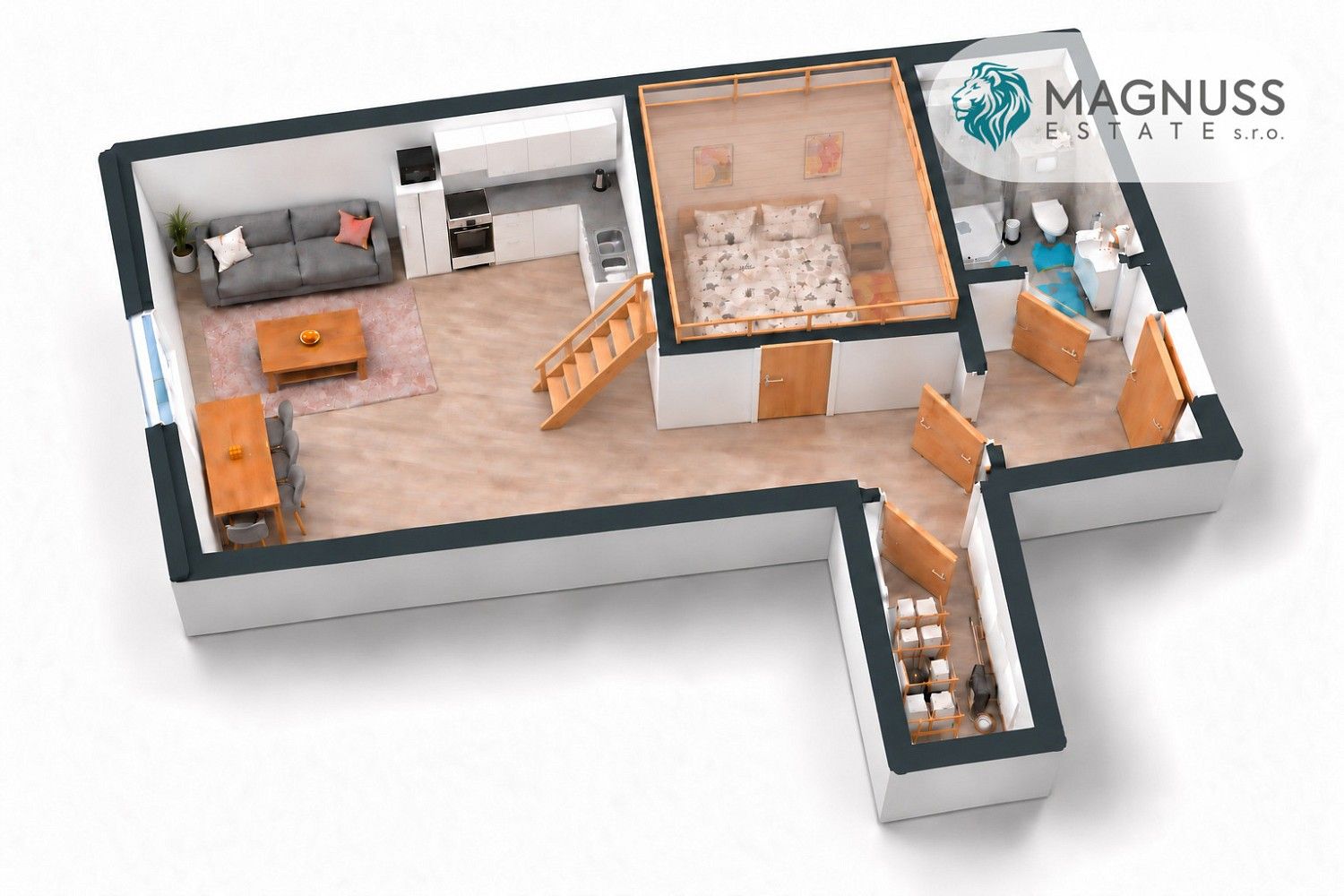 Prodej byt 1+kk - Uničovská, Šumperk, 52 m² - 2