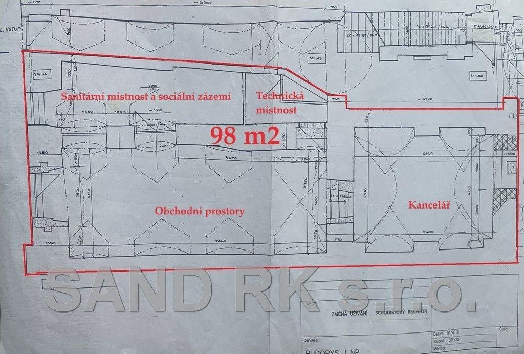 Pronájem obchodní prostory - Riegrova, Plzeň, 50 m²