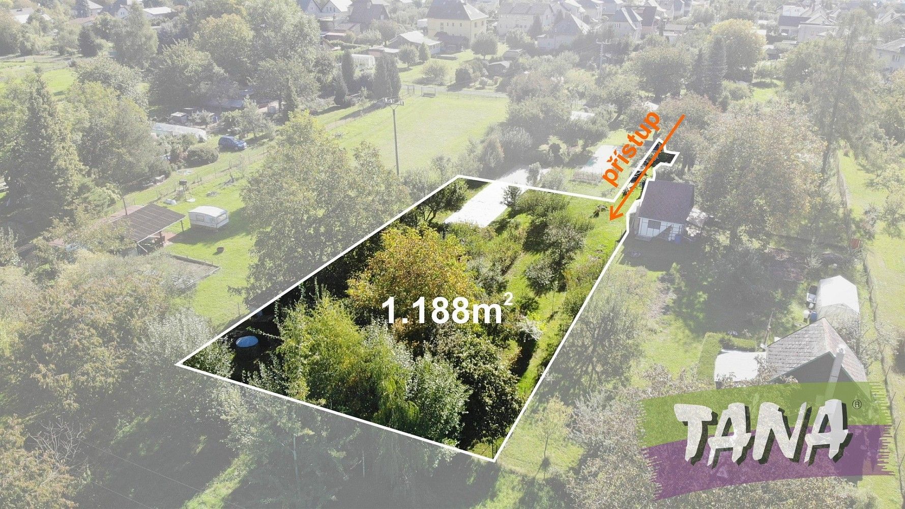 Pozemek pro bydlení, 1 188 m²