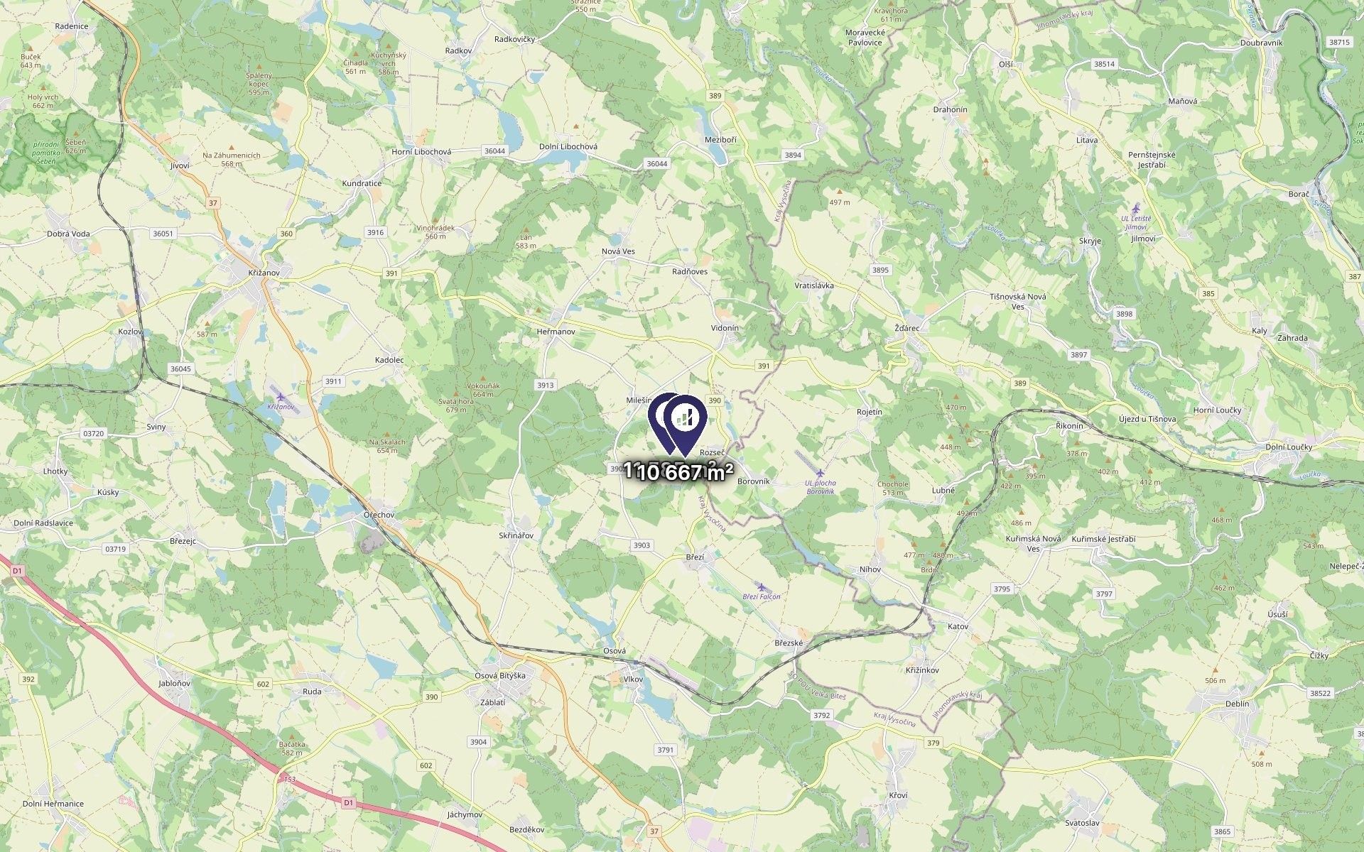 Zemědělský pozemek · 22 252 m² · Rozseč - 3