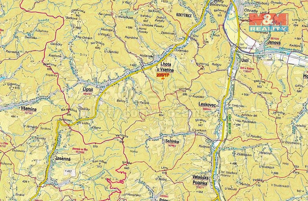 Prodej les - Lhota u Vsetína, okres Vsetín, Zlínský kraj - 5