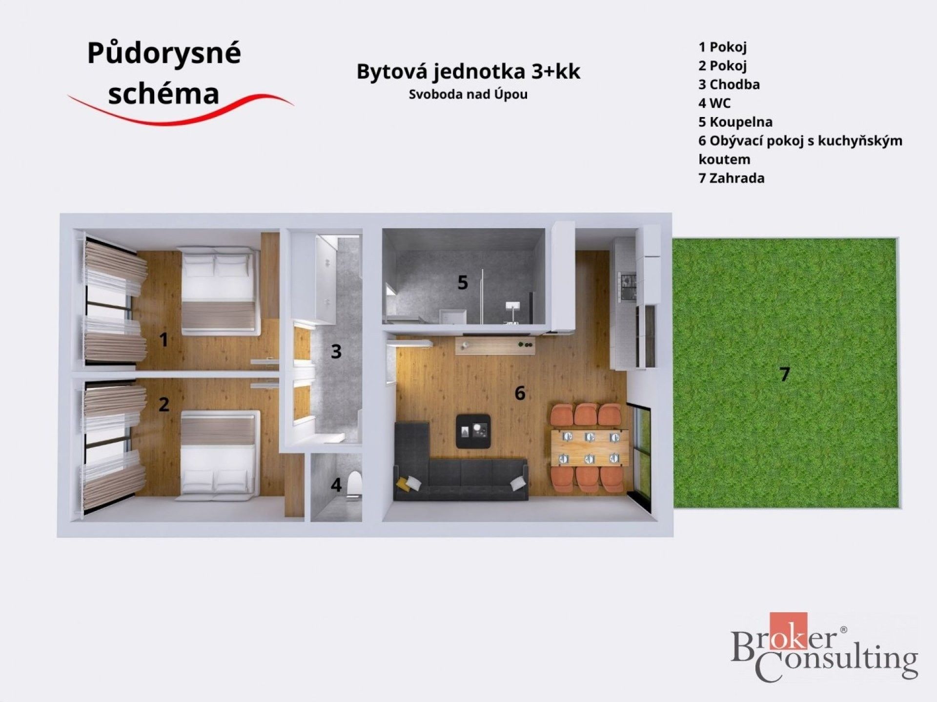 3+kk, Maršovská,Svoboda nad Úpou, 72 m² - 2
