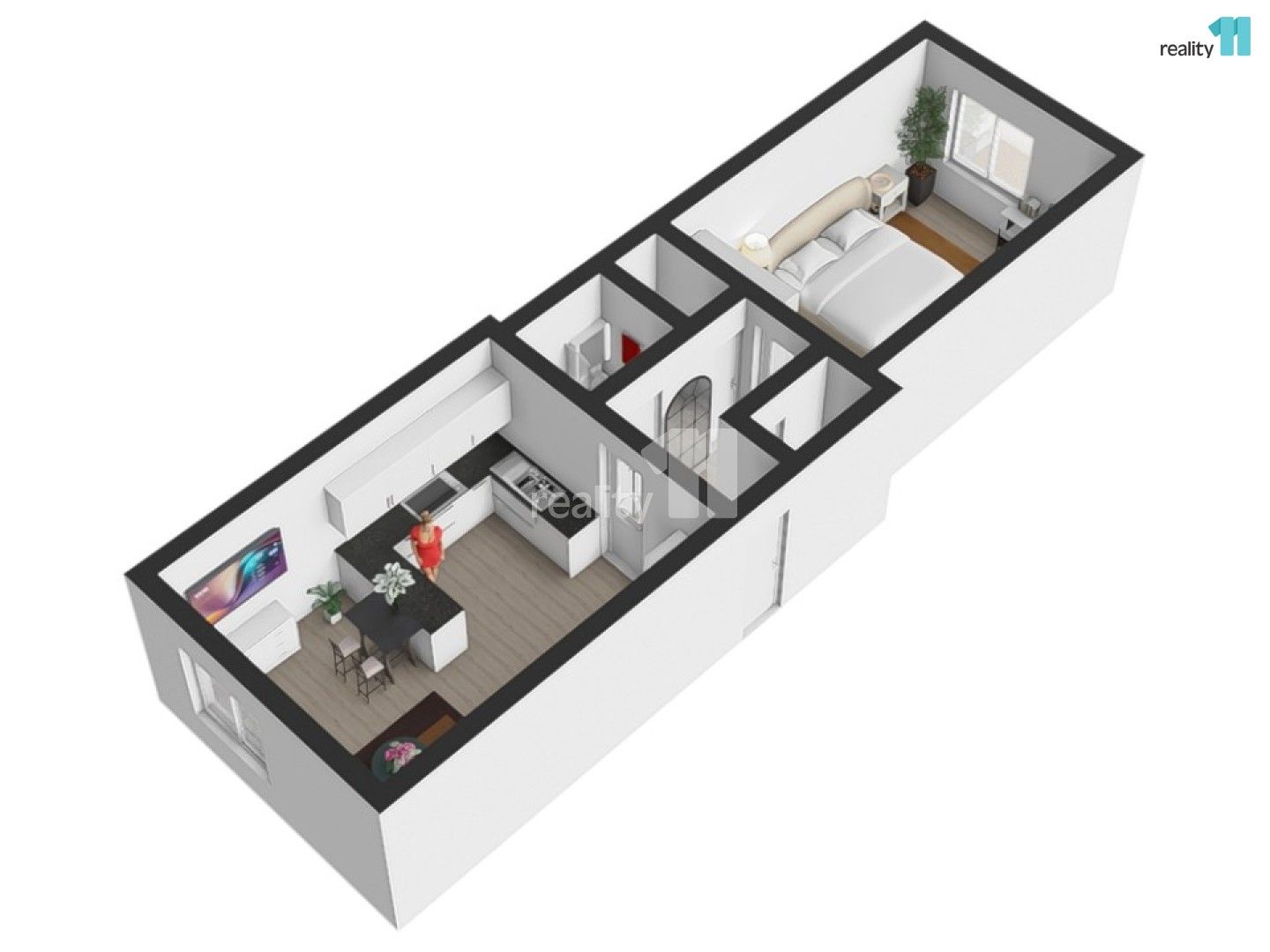 Pronájem byt 2+kk - Radlická, Praha, 52 m²