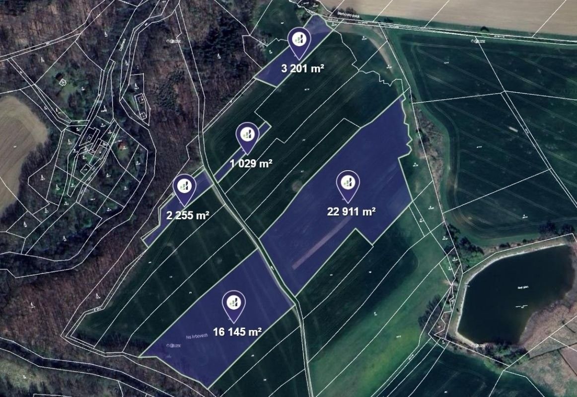 Zemědělské pozemky, Běstvina, 45 541 m²