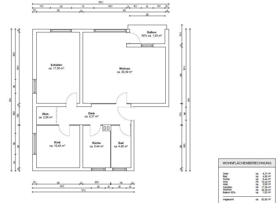 Byt 3+1 · 80 m² · Berlin Westend Berlin 14052 - 4