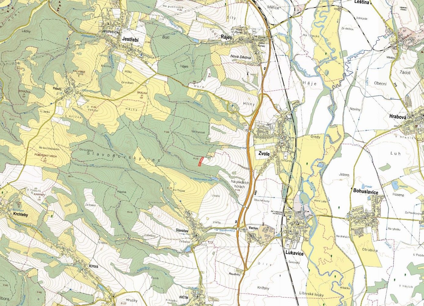 Zemědělské pozemky, Lukavice - Vlachov, okres Šumperk, Olomoucký kraj - 2