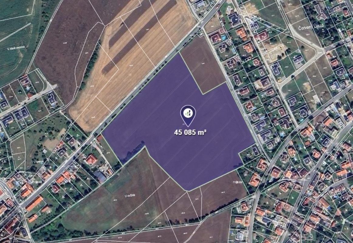 Zemědělské pozemky, Červený Újezd, 45 085 m² - 1