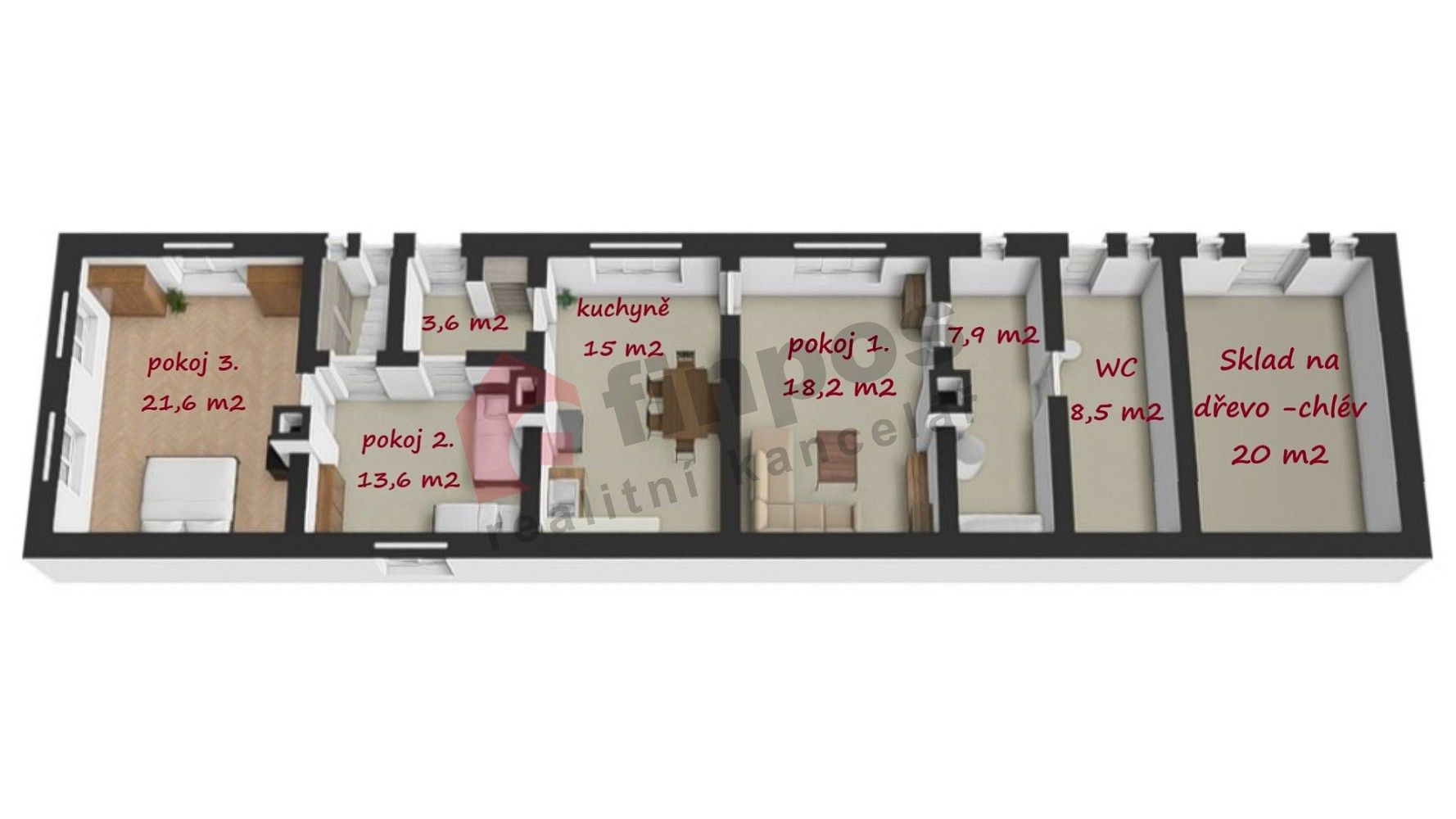 Chalupa · 88 m² · Ratměřice - Skrýšov, okres Benešov, Středočeský kraj - 3