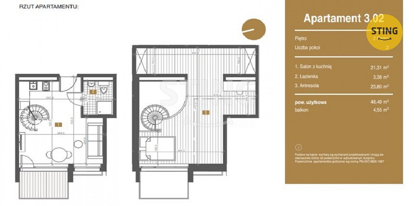 Byt 2+kk · 49 m² · Pleśna, Polsko - 2