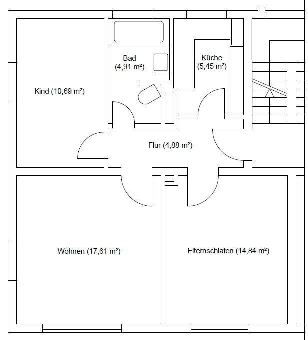 Byt 3+1 · 57 m² · Stolpmünder Str. 17, , Šlesvicko-Holštýnsko - 3