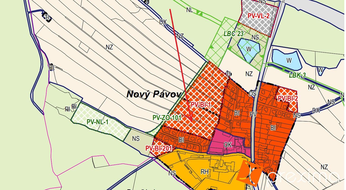 Pozemky pro bydlení, Jihlava, Kraj Vysočina - 2