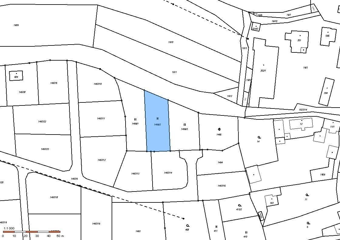 Prodej pozemek pro bydlení - Postupice, 1 000 m²