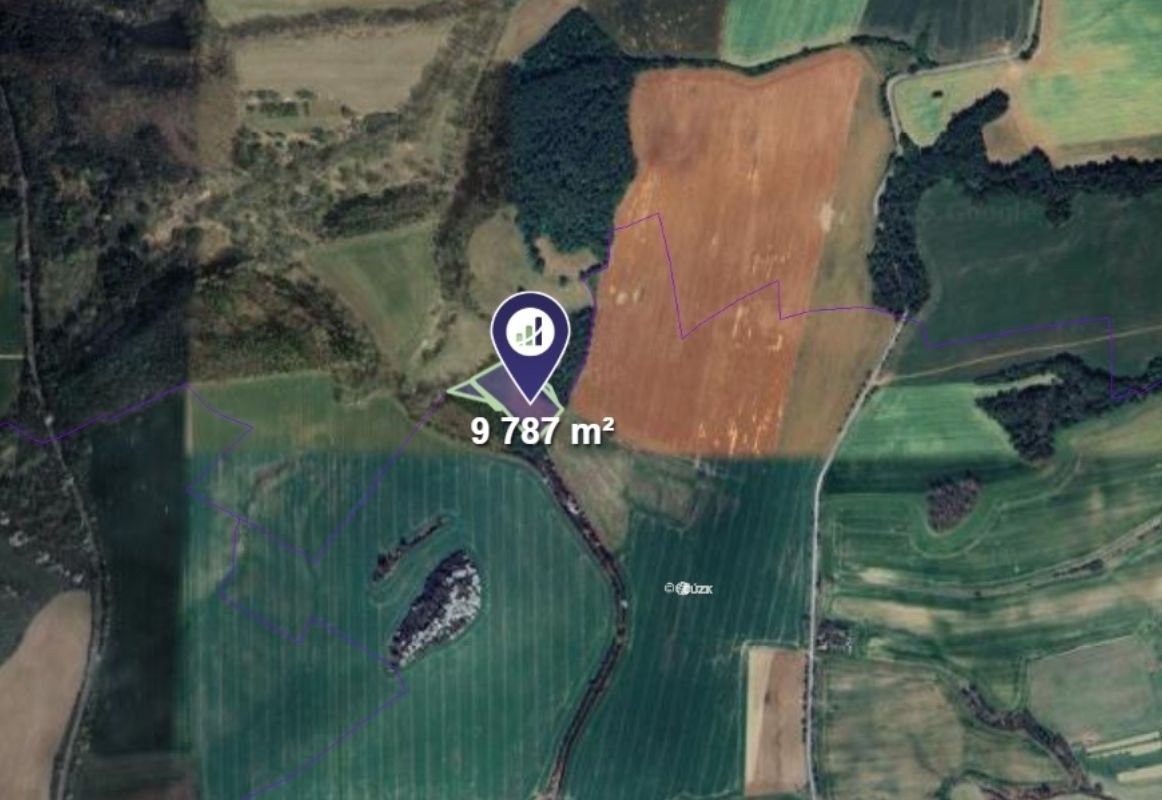 Prodej zemědělský pozemek - Netvořice, 1 223 m²