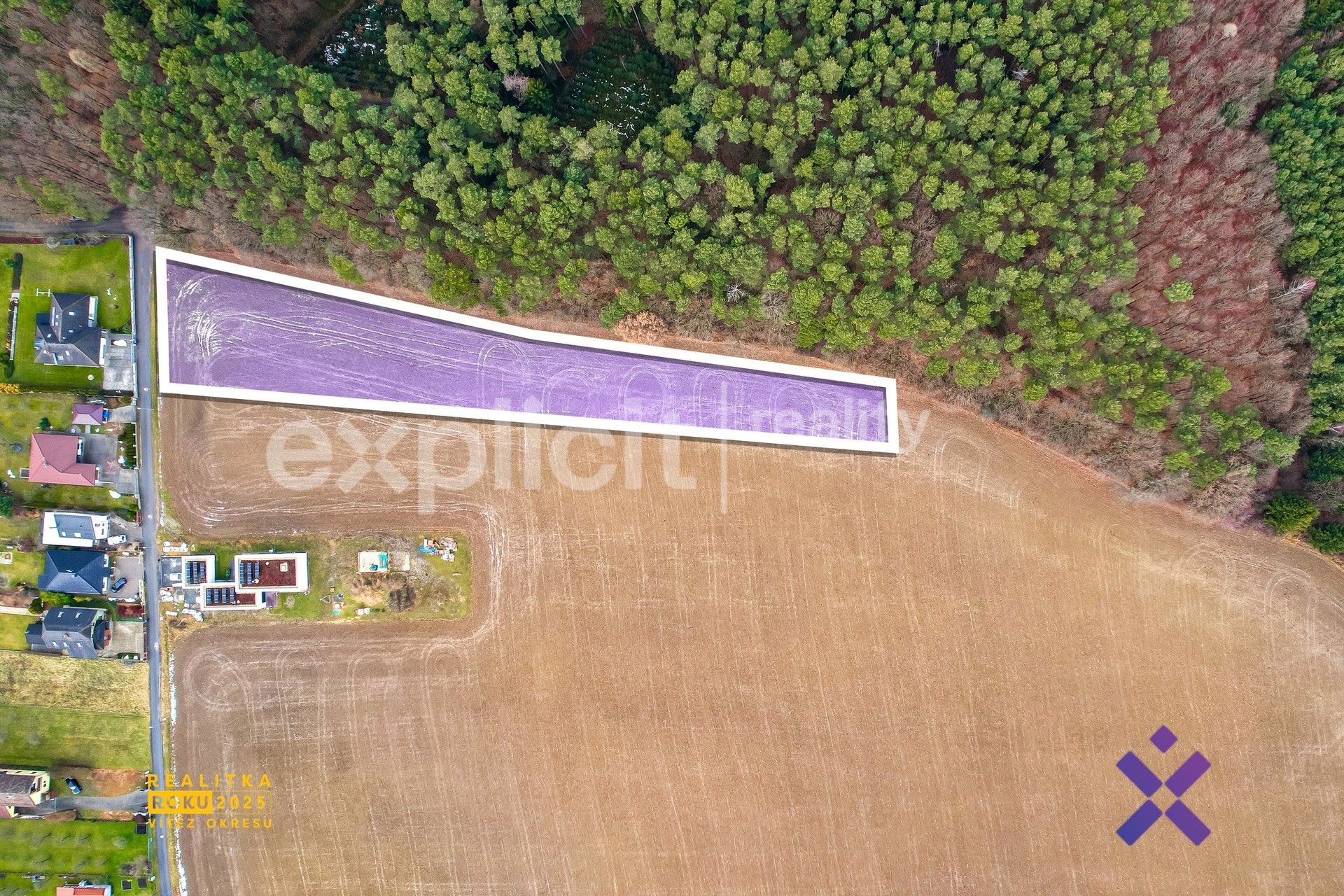 Prodej pozemek pro bydlení - Velíková, Zlín, 3 587 m²