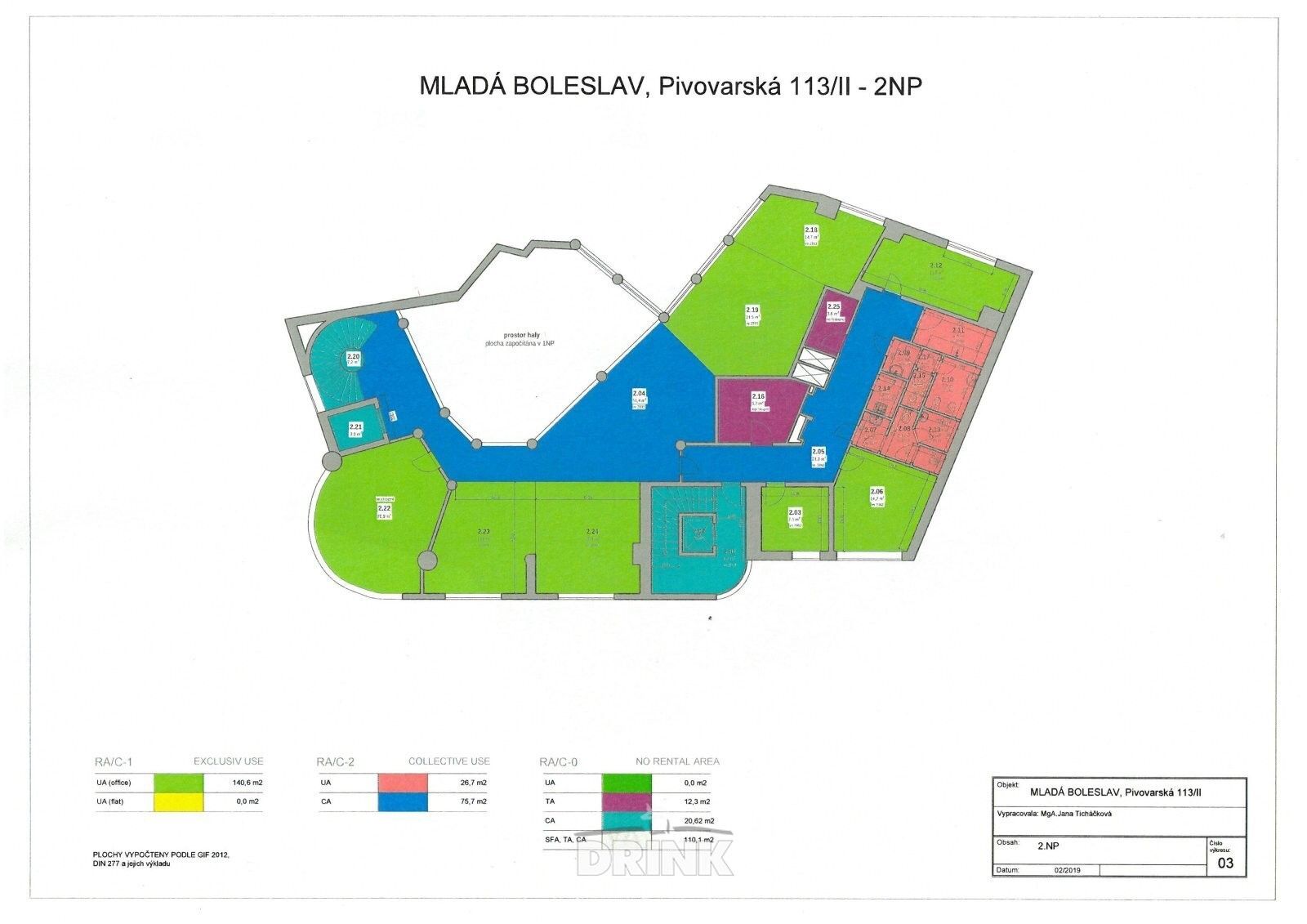Kanceláře, Pivovarská 113, Mladá Boleslav II, 66 m² - 2