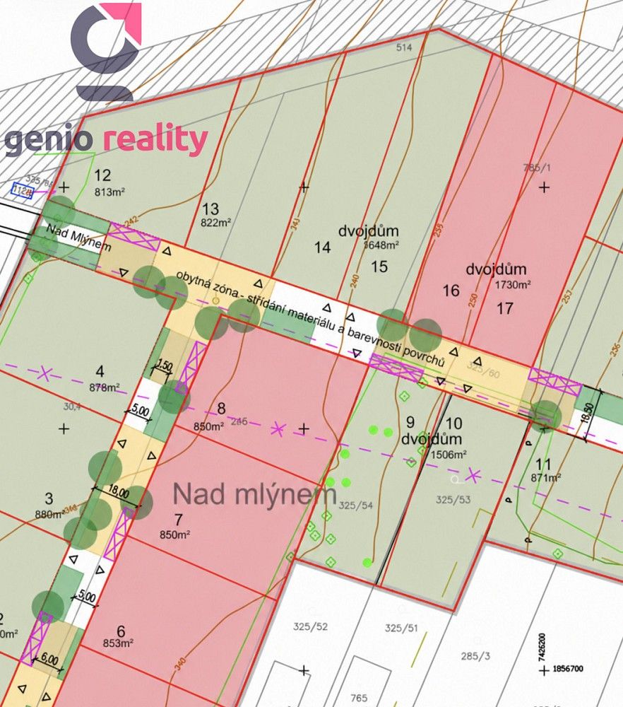 Prodej pozemek pro bydlení - Dolní Břežany, okres Praha-západ, Středočeský kraj - 5