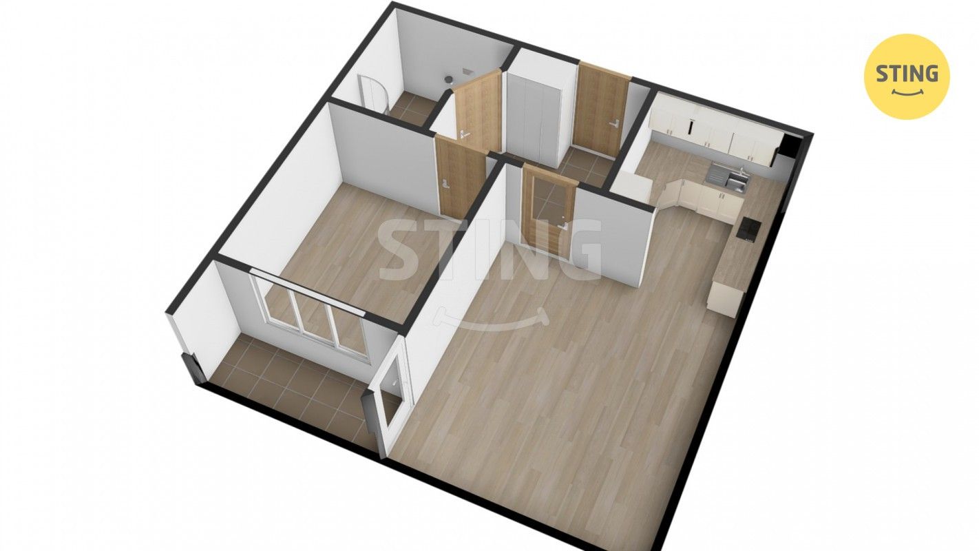 Byt 2+kk · 50 m² · K Babě  , Brno Medlánky - 3