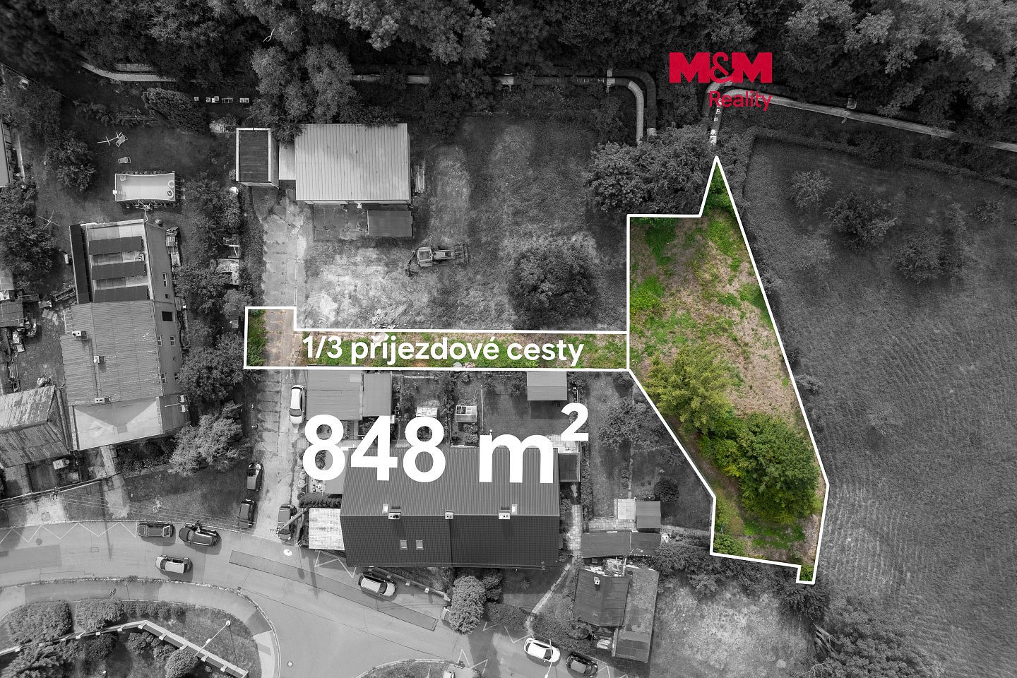 Pozemek pro bydlení, 848 m²