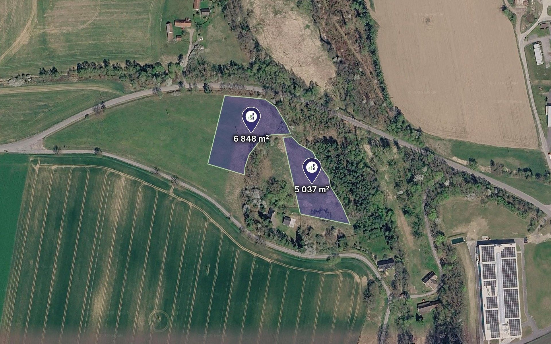 Zemědělské pozemky, Chotoviny, 11 885 m² - 1