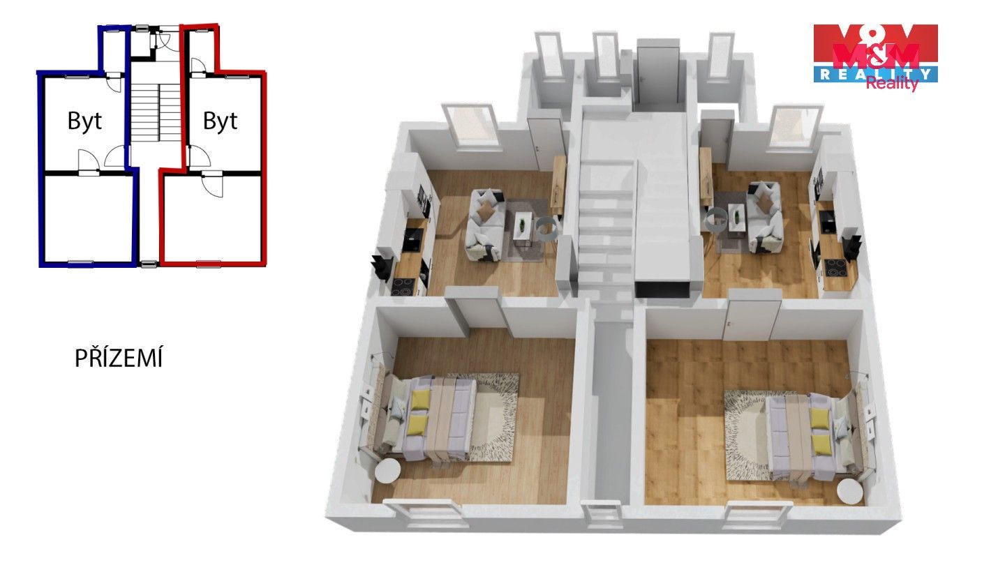 Činžovní domy, Karlova, Louny, 193 m² - 2