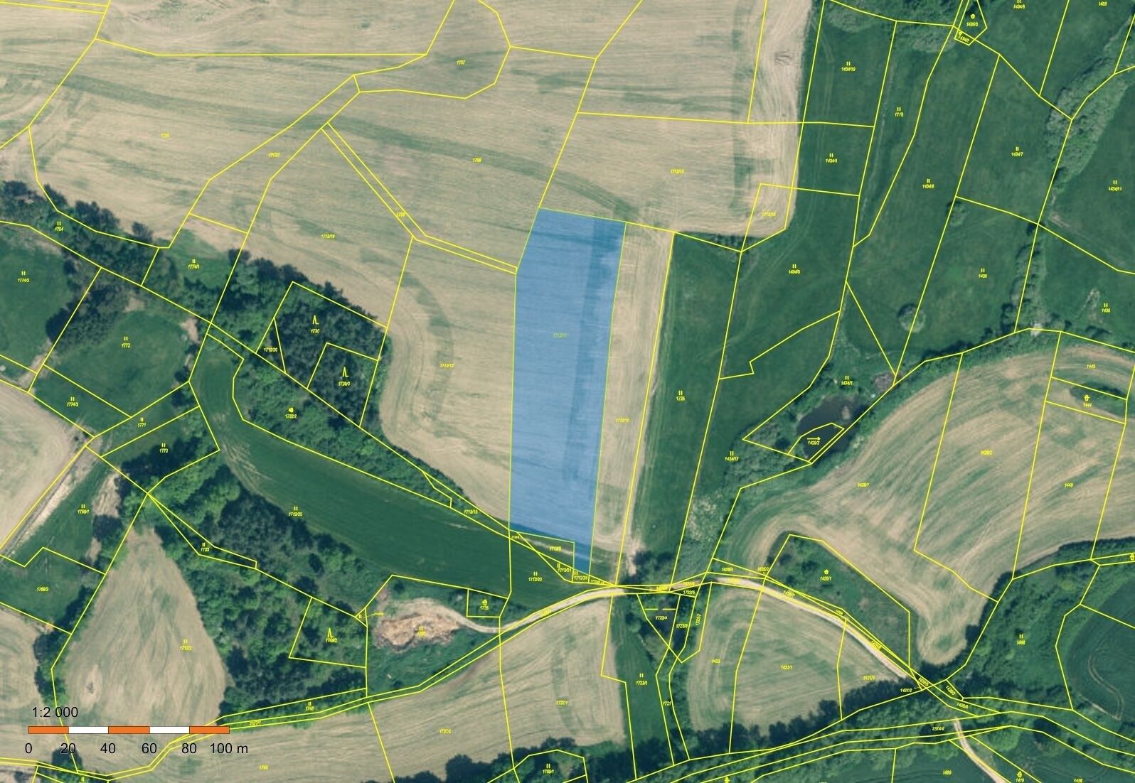 Zemědělské pozemky, Mečichov, 37 m²