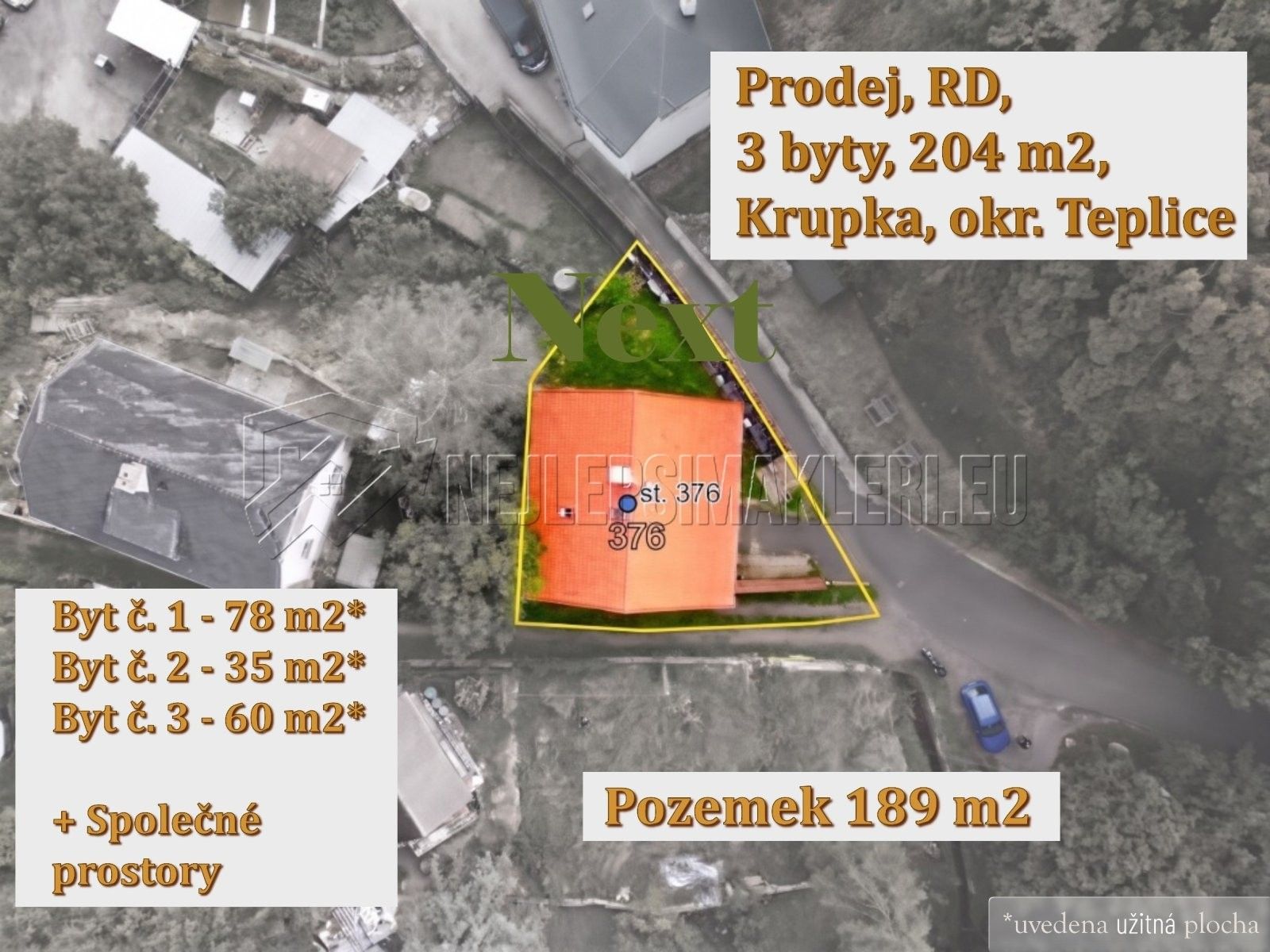 Rodinné domy, Mlýnská, Krupka, 204 m² - 2