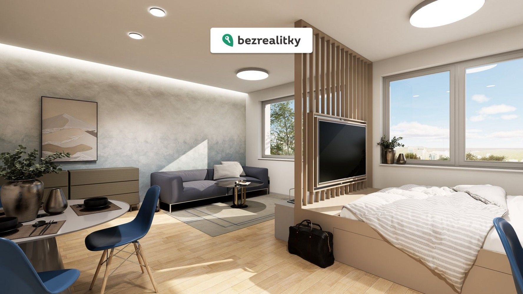 Byt 1+kk · 40 m² · Praha - Troja, okres Praha 8, Hlavní město Praha - 3