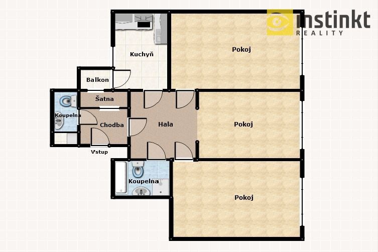Pronájem byt 3+1 - Konviktská, Praha, 111 m²