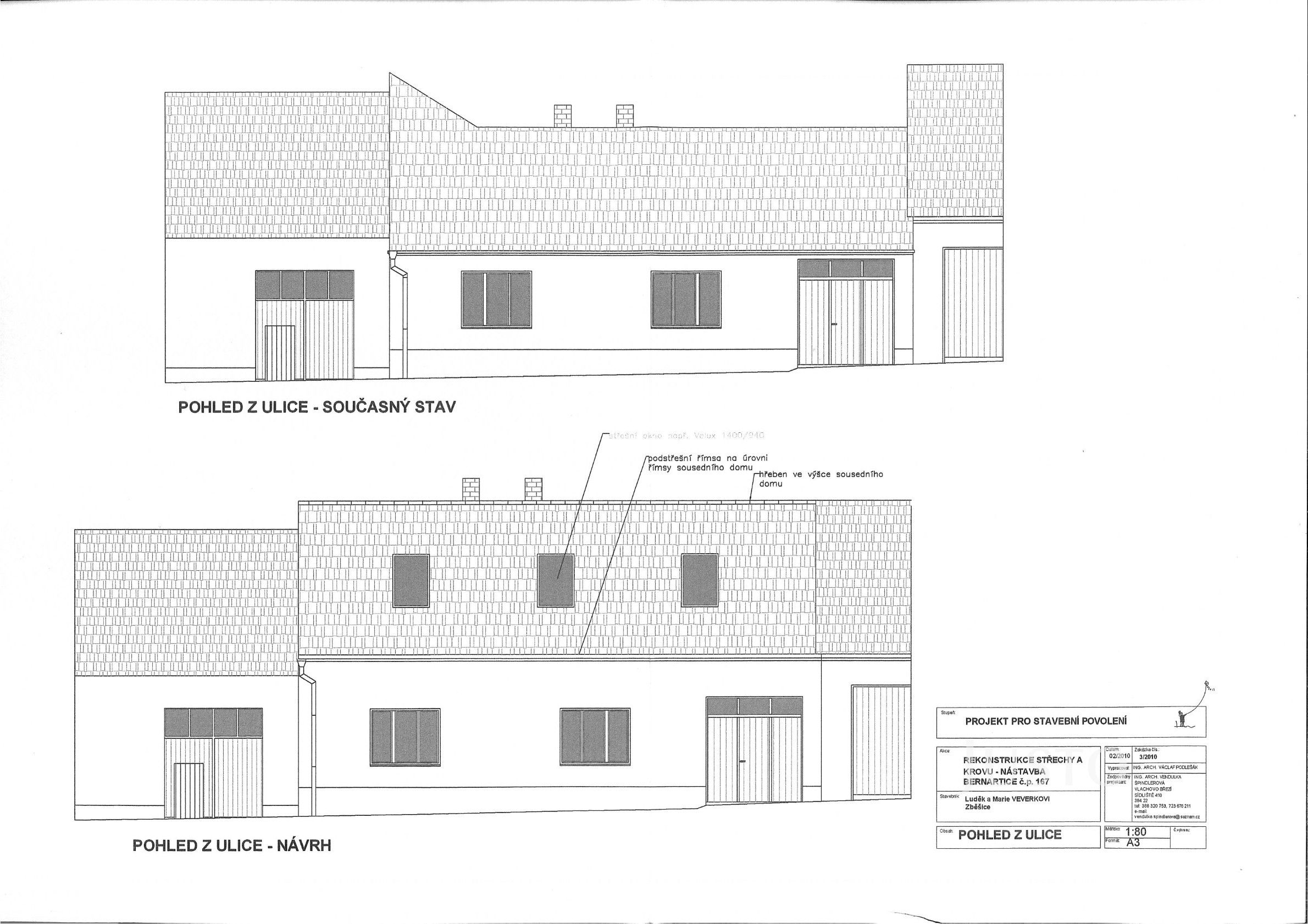 Rodinné domy, Bechyňská 167, Bernartice, 156 m² - 2