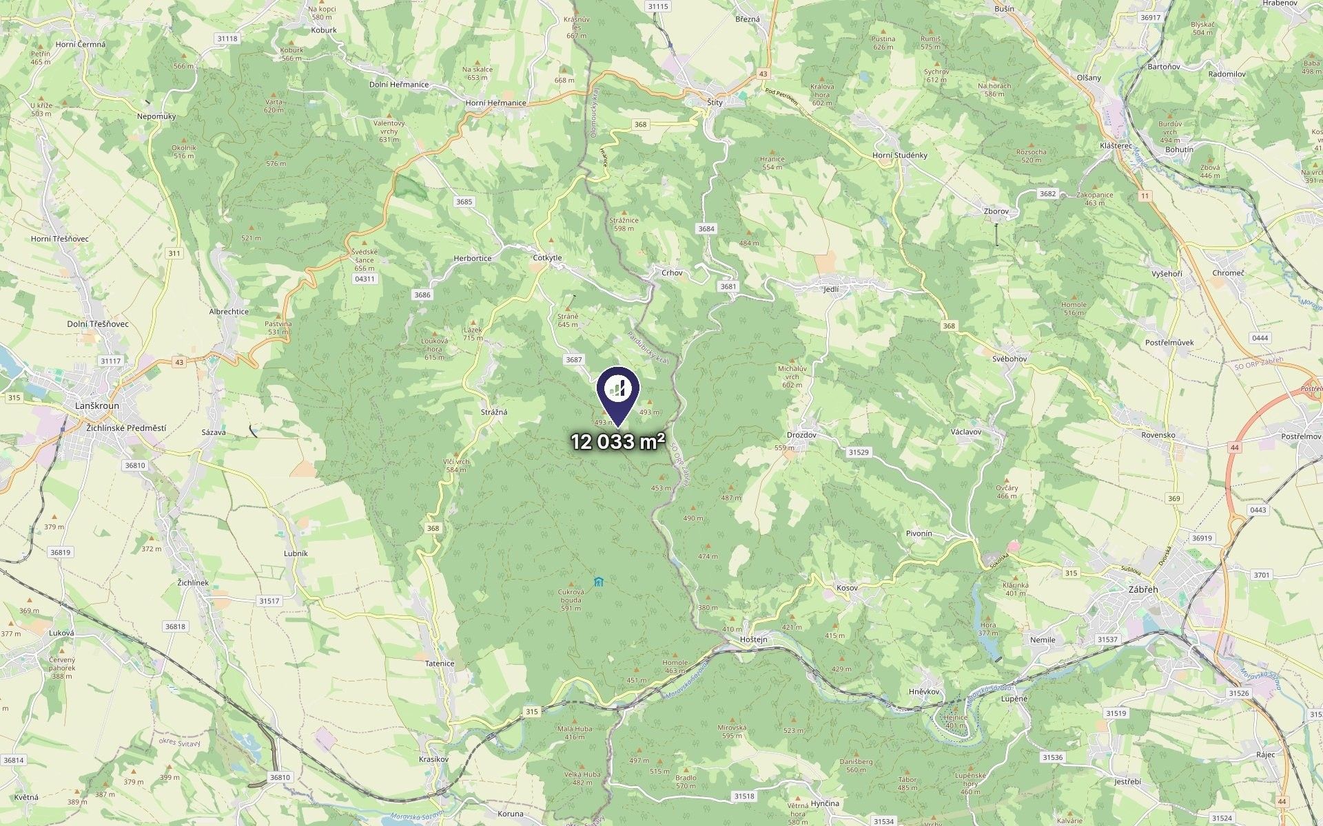 Zemědělský pozemek · 6 017 m² · Cotkytle - 3