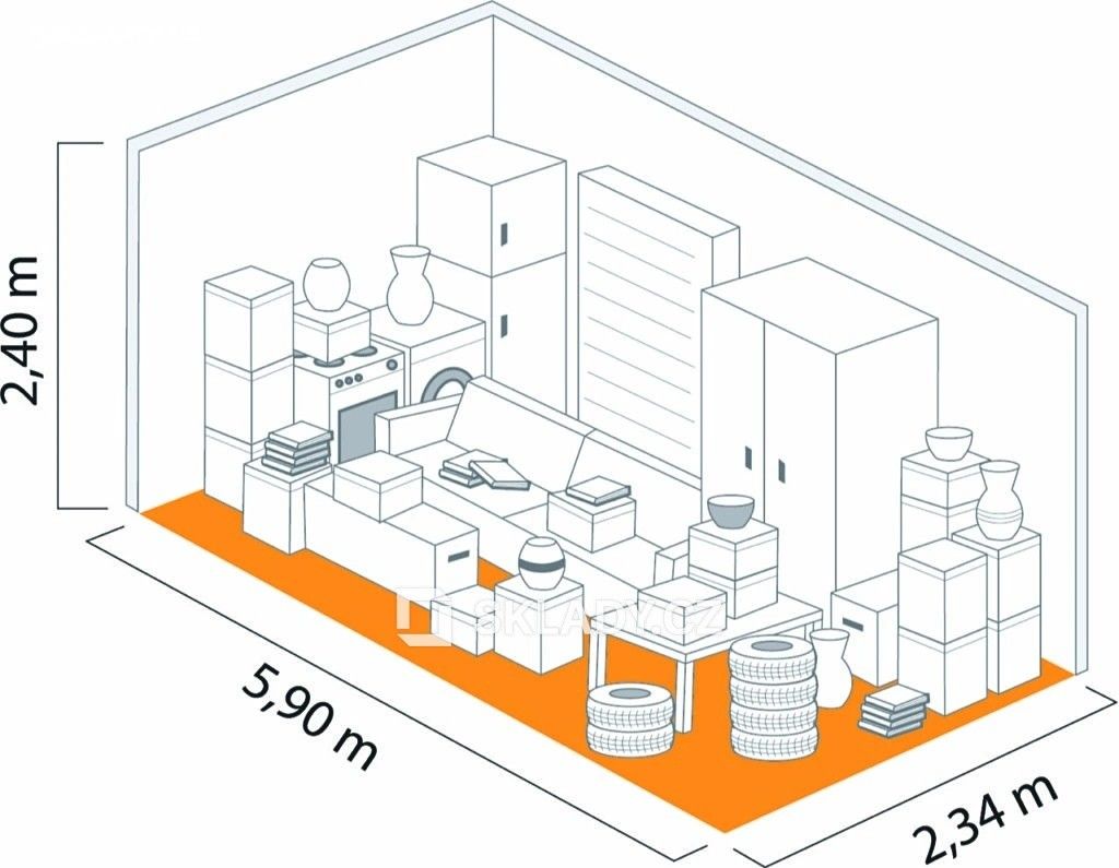 Sklad · 14 m² · Most - 4