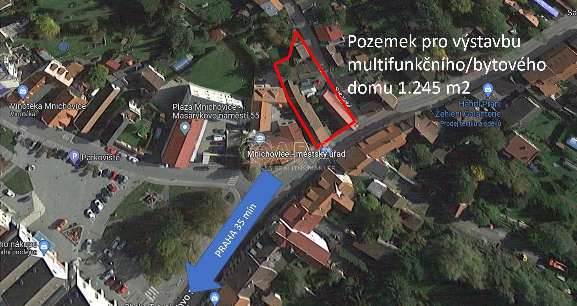Pozemky pro bydlení, Sokolská, Mnichovice, 1 245 m²