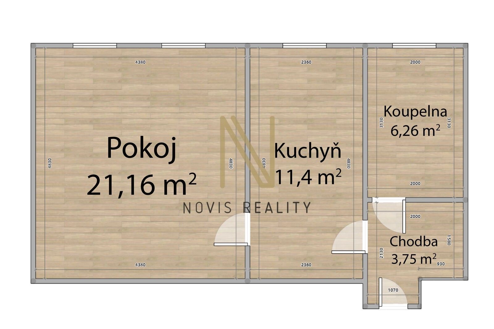 Byt 1+1 · 43 m² · Plzenecká, Plzeň Východní Předměstí - 4