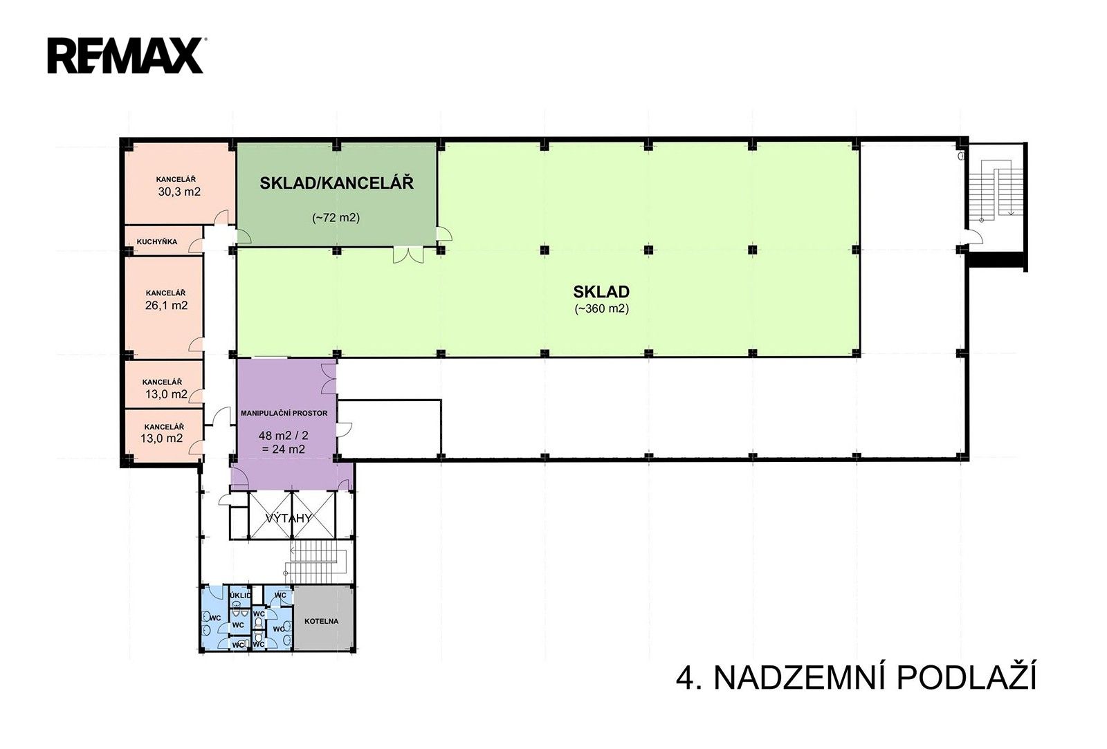 Sklady, Ve žlíbku 1849, Praha Horní Počernice, 456 m² - 2