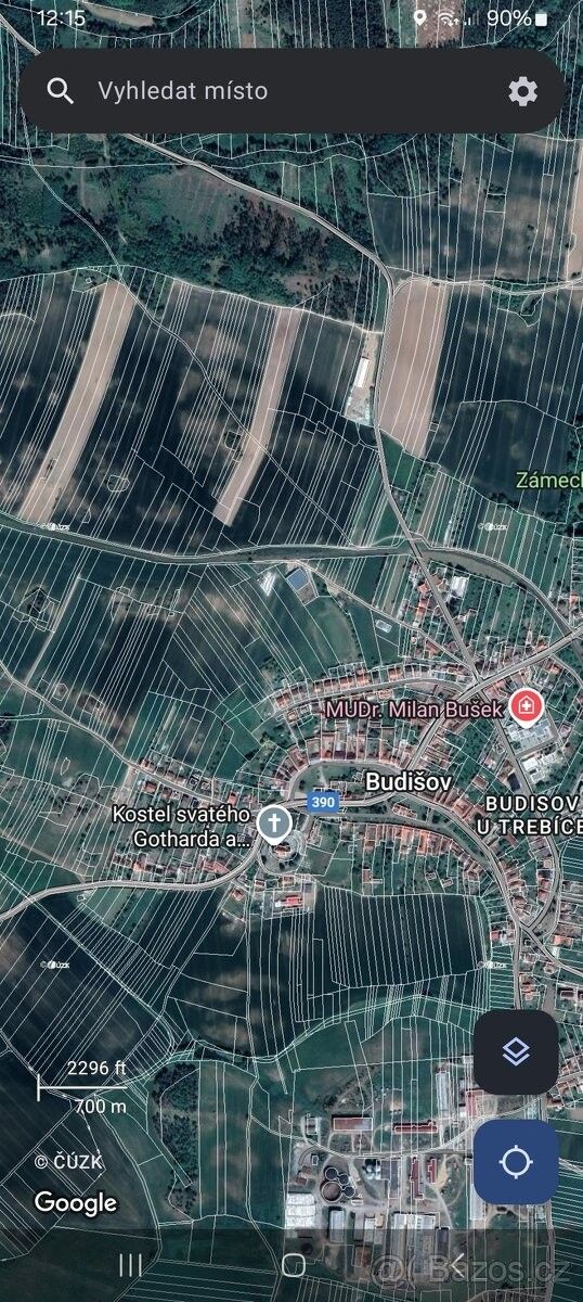 Pozemky pro bydlení, Budišov u Třebíče, 675 03