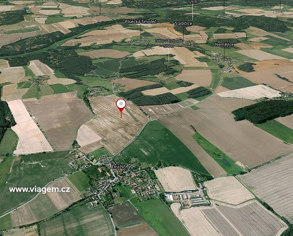 Prodej zemědělský pozemek - Slabčice, okres Písek, Jihočeský kraj - 2