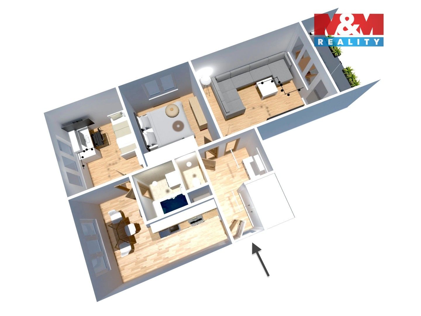 Prodej byt 3+1 - Družstevní, Kraslice, 62 m² - 5