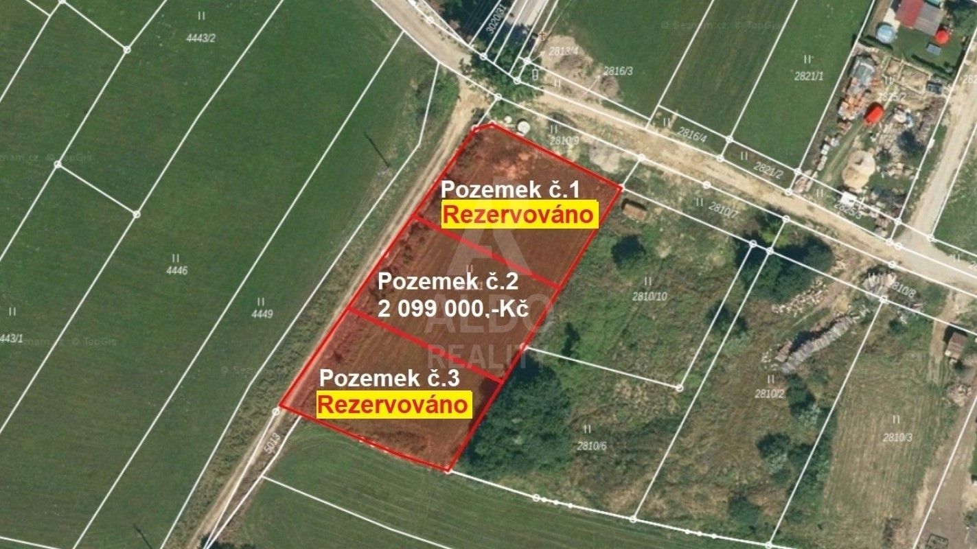 Pozemky pro bydlení, Žíšov, 913 m²