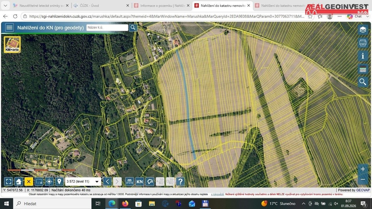 Zemědělské pozemky, Buchlovice, 3 048 m² - 1