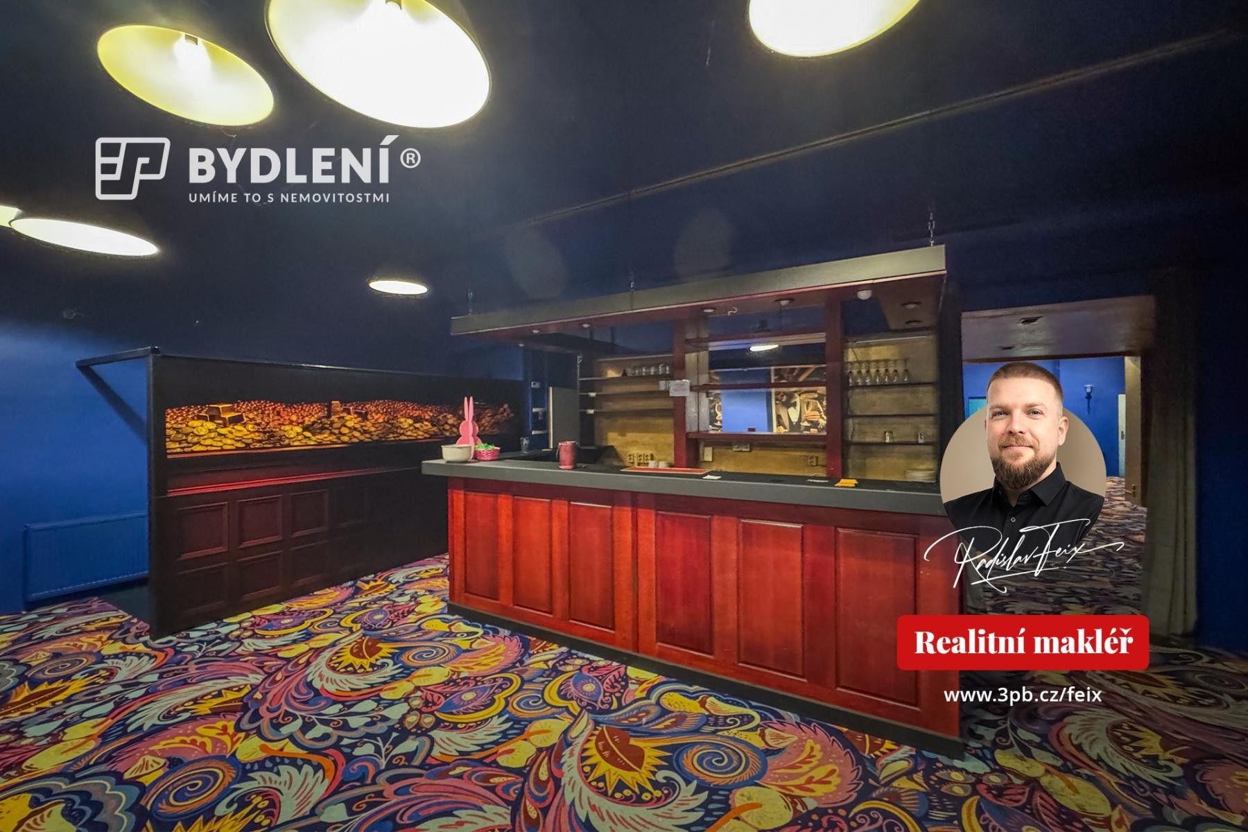 Restaurace, Masarykova třída  , Teplice, 100 m² - 1