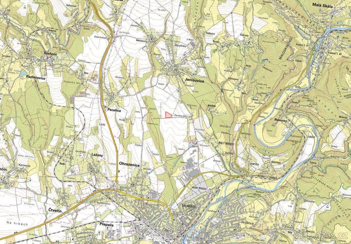 Prodej pozemek pro bydlení - Jenišovice u Jablonce nad Nisou, 468 33