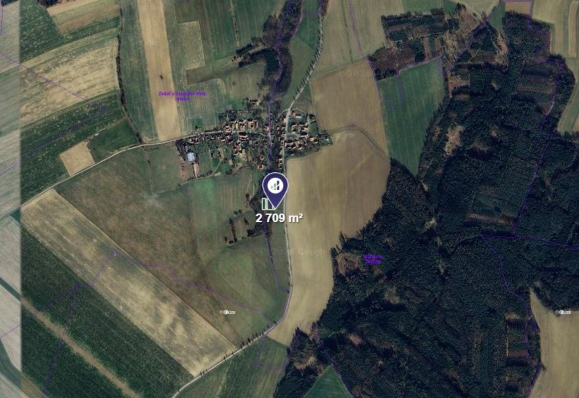 Prodej louka - Zádolí, 2 709 m²