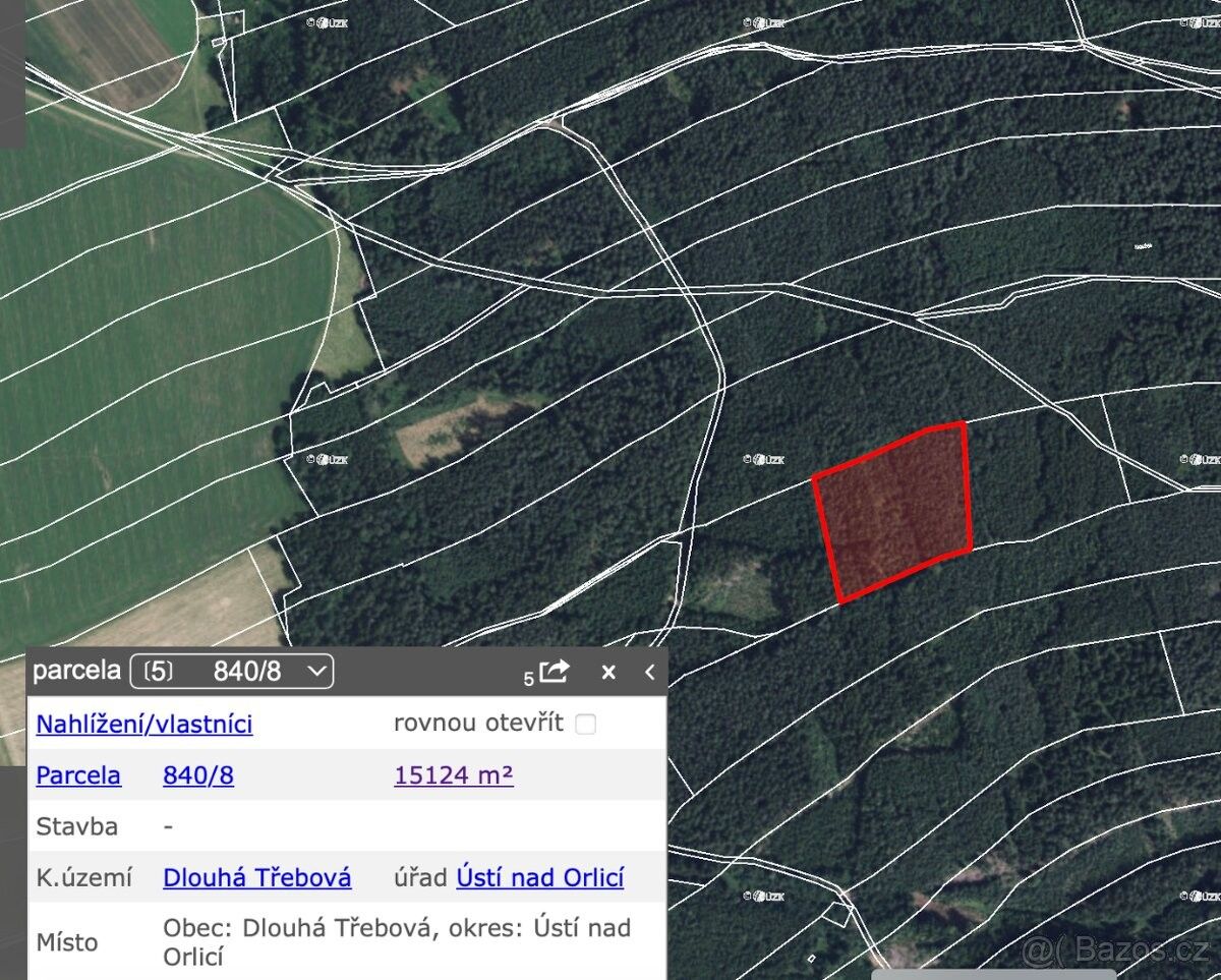 Prodej les - Žďár nad Sázavou, 591 01, 15 124 m²